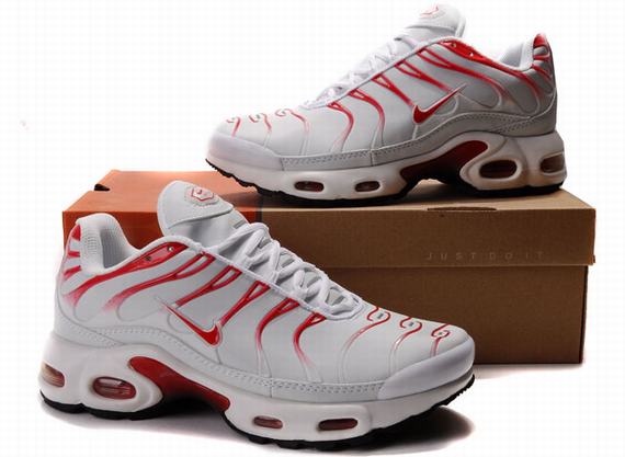 New Men\'S Nike Air Max Tn White/Red